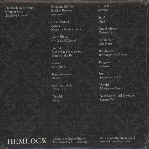 V.A. - Hemlock Recordings Chapter One