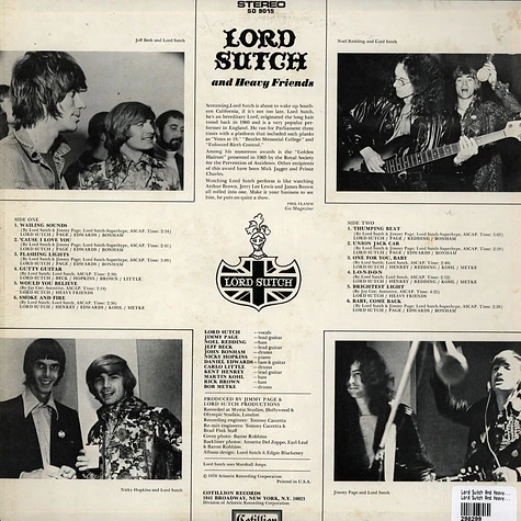 Lord Sutch And Heavy Friends - Lord Sutch And Heavy Friends