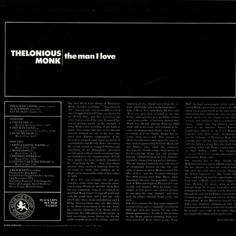 Thelonious Monk - The Man I Love