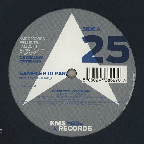 Inner City - KMS 25th Anniversary Classics – Vinyl Sampler 10 Part 2