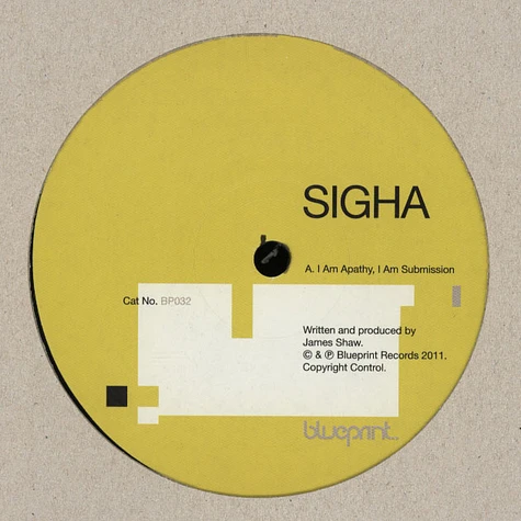 Sigha - I Am Apathy, I Am Submission