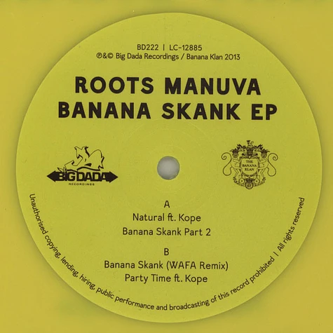 Roots Manuva - Banana Skank EP