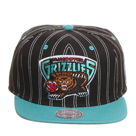 Mitchell & Ness - Vancouver Grizzlies NBA Double Pinstripe Snapback Cap