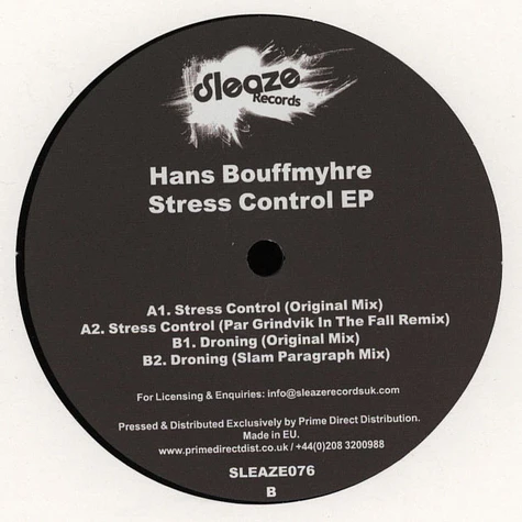 Hans Bouffmyhre - Stress Control EP