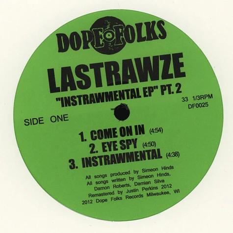 Lastrawze - Instrawmental EP Part 2