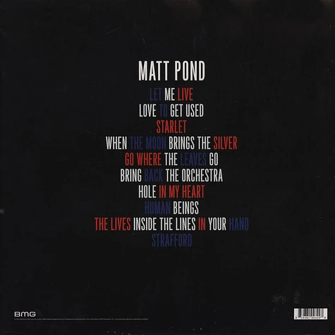 Matt Pond - Lives Inside The Lines In Your Hand