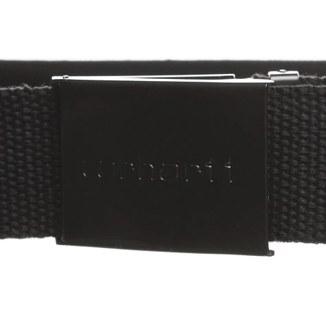 Carhartt WIP - Clip Belt Chrome Black
