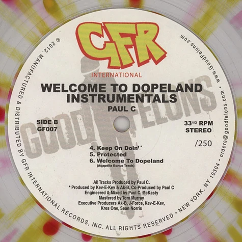 Paul C - Welcome To Dopeland Instrumentals EP