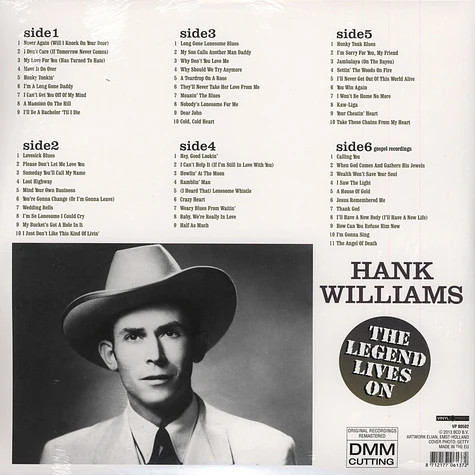 Hank Williams - All The Hits And More - The Legend Lives On