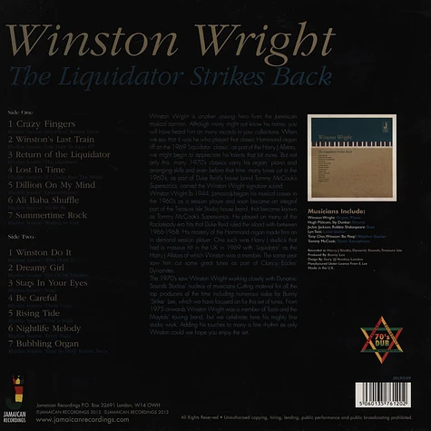 Winston Wright - The Liquidator Strikes Back