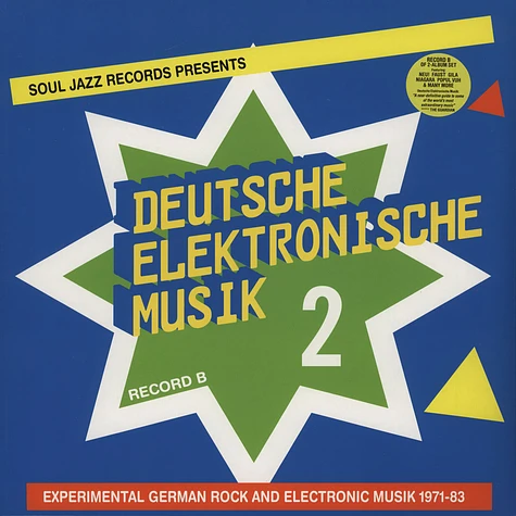 Soul Jazz Records presents - Deutsche Elektronische Musik Volume 2 - Experimental German Rock and Electronic Music 1972-83 LP 2