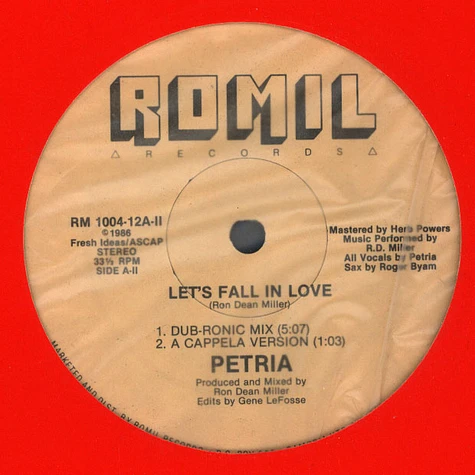 Petria - Let's Fall In Love