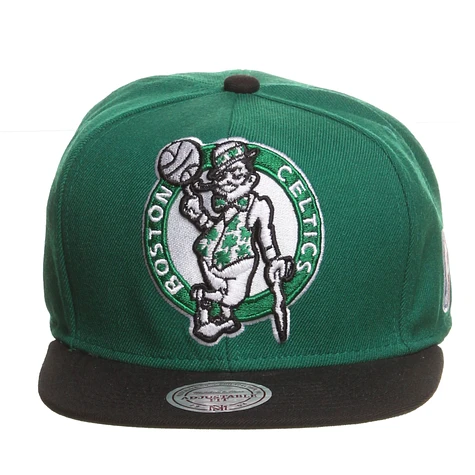 Mitchell & Ness - Boston Celtics NBA XL Logo 2 Tone Snapback Cap
