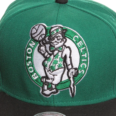Mitchell & Ness - Boston Celtics NBA XL Logo 2 Tone Snapback Cap