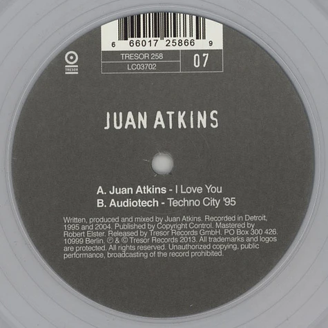 Juan Atkins / Audiotech - Archi #07