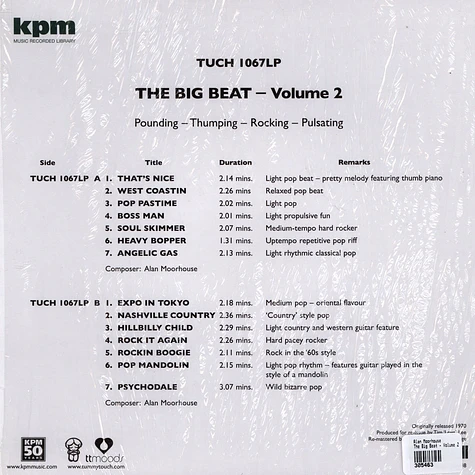 Alan Moorhouse - The Big Beat - Volume 2