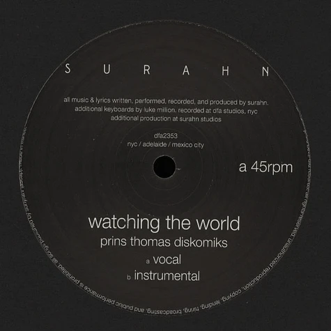Surahn - Watching The World