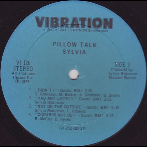 Sylvia Robinson - Pillow Talk