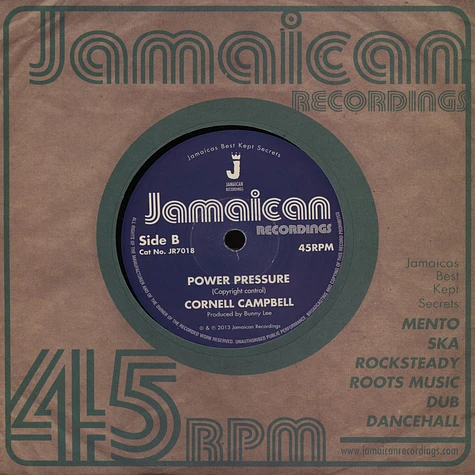 The Upsetters & Aggrovators, The / Cornel Campbell - Labrish / Power Pressure