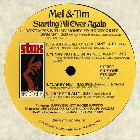 Mel & Tim - Starting All Over Again