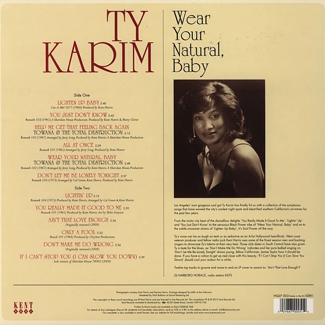 Ty Karim - Wear Your Natural, Baby