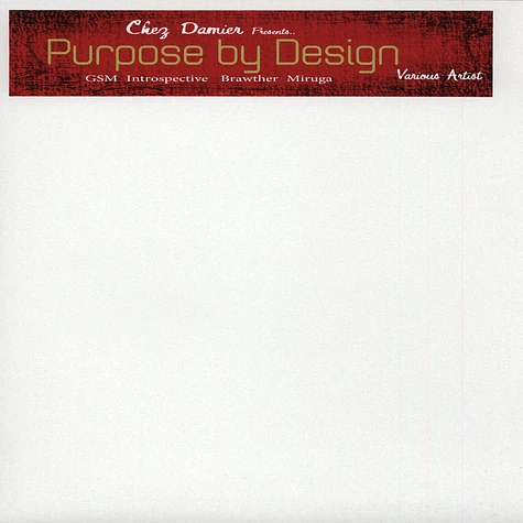 V.A. - Chez Damier Presents Purpose By Design (Volume 1)