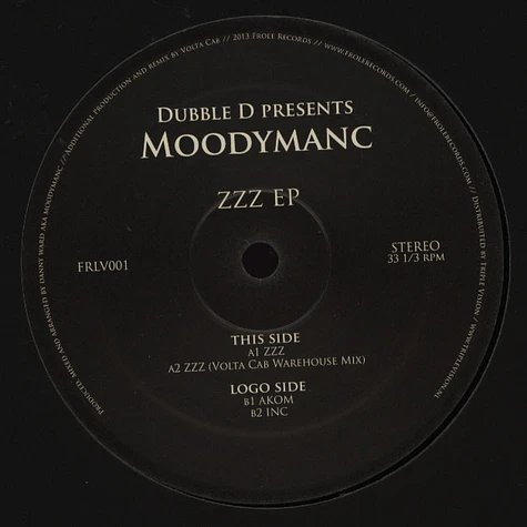 Dubble D / Moodymanc - Dubble D presents Moodymanc - ZZZ EP