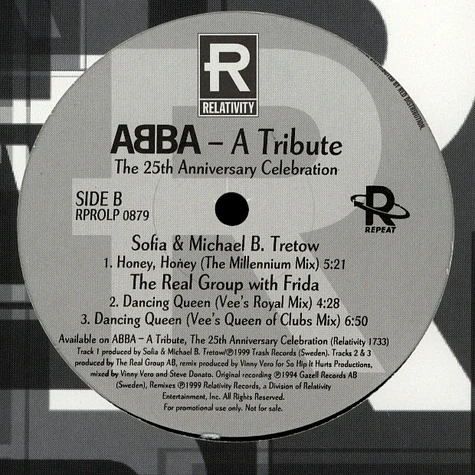 The Real Group With Frida / Sofia Tretow & Michael B. Tretow - ABBA – A Tribute (The 25th Anniversary Celebration)