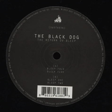 The Black Dog - The Return Ov Bleep