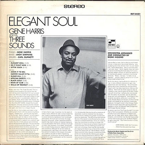 Gene Harris And His The Three Sounds - Elegant Soul
