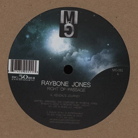 Raybone Jones - Right Of Passage