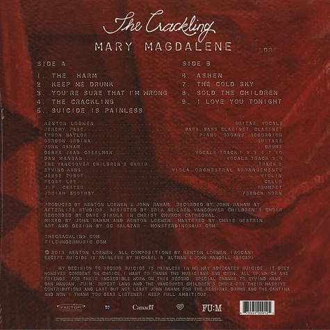 Crackling - Mary Magdalene