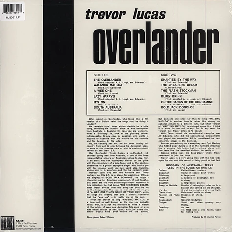 Trevor Lucas - Overlander