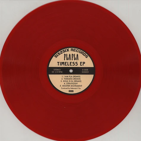 Fla Fla (Sparrow) & Debonair P - Timeless EP Red Vinyl Edition