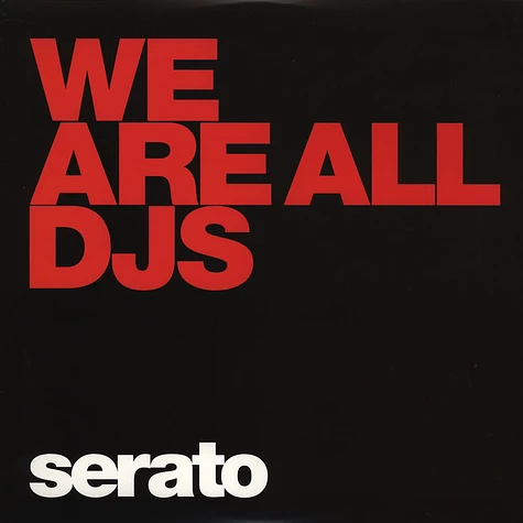 Serato - Control Vinyl Performance Series BLACK We are All DJs