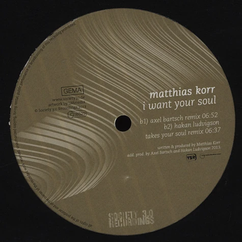 Matthias Korr - I Want Your Soul