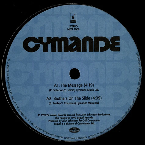 Cymande - The Message / Brothers On The Slide / Dove / Bra