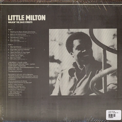 Little Milton - Walkin' The Back Streets