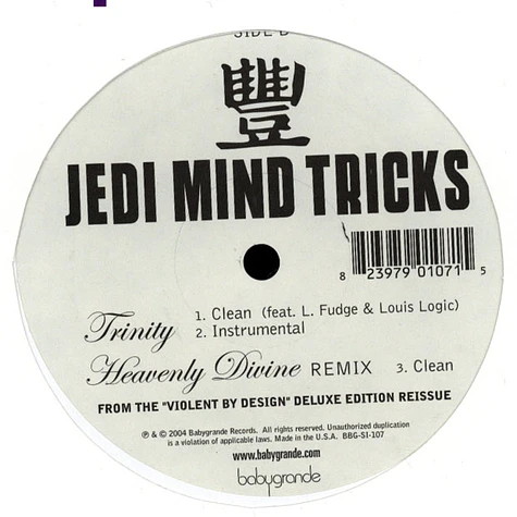 Jedi Mind Tricks - Heavenly Divine / Trinity