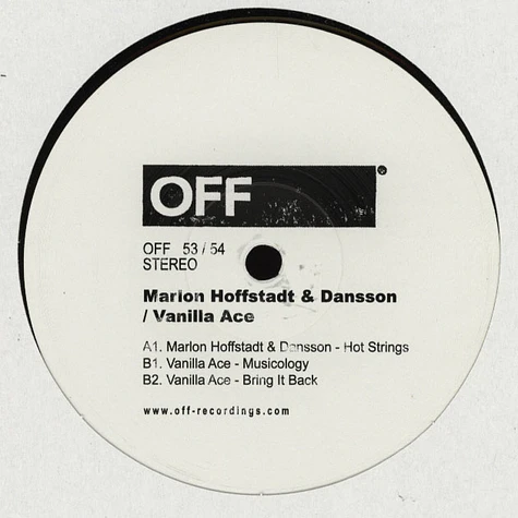 Marlon Hoffstadt & Dansson / Vanilla Ace - Hot Strings