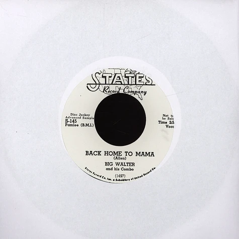 Tommy Brown / Big Walter - Southern Women / Back Home To Mama