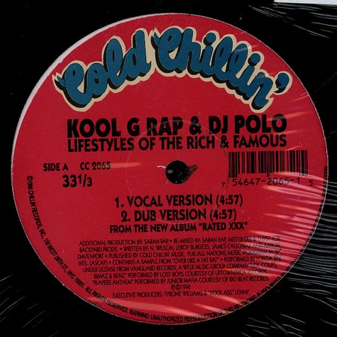 Kool G Rap & D.J. Polo - Lifestyles Of The Rich & Famous