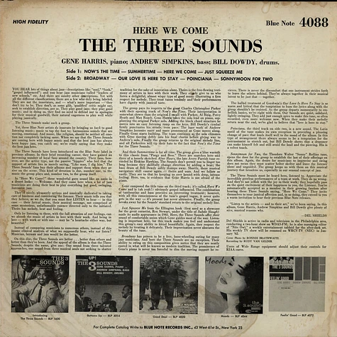 The Three Sounds - Here We Come