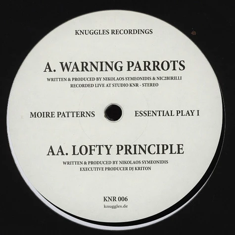 Moire Patterns - Warning Parrots