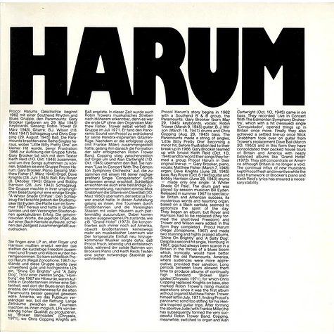 Procol Harum - Starportrait