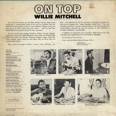 Willie Mitchell - On Top
