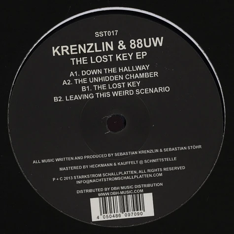 Krenzlin & 88Uw - The Lost Key EP