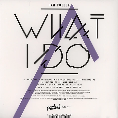 Ian Pooley - What I Do