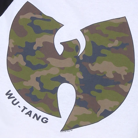 Wu-Tang Clan - Camo Logo Raglan Longsleeve