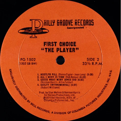 First Choice - The Player